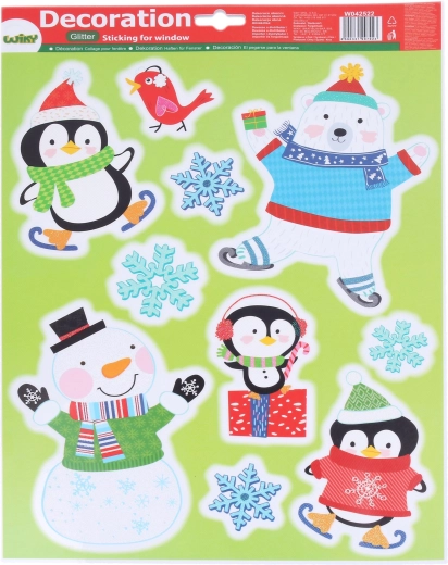 Decorațiune de fereastră de Crăciun 41 × 29 cm