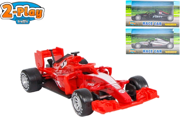 2-Play Traffic formulă metalică 13 cm – rulare liberă, 3 culori