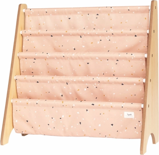 3 Sprouts suport pentru cărți Recycled Terrazzo/Clay
