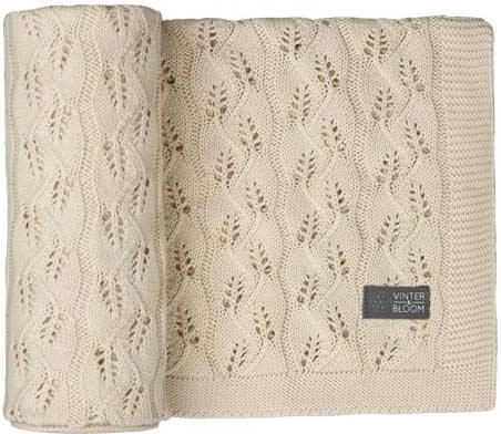 Vinter & Bloom pătură moment organic linen bej