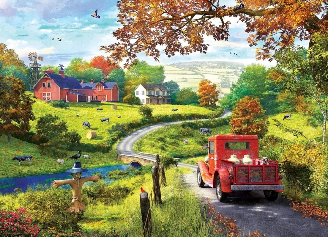 Puzzle Plimbare prin mediul rural 1000 piese EUROGRAPHICS