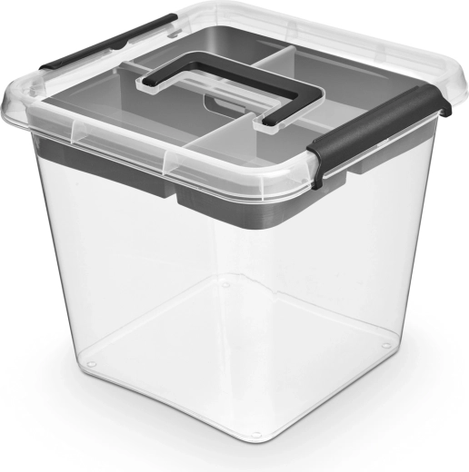Simplestore insert cutie de depozitare cu capac și mâner 13 l (29 × 29 × 26 cm)