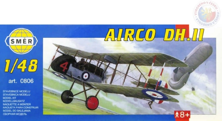 Model de avion Směr Airco DH II 1:48