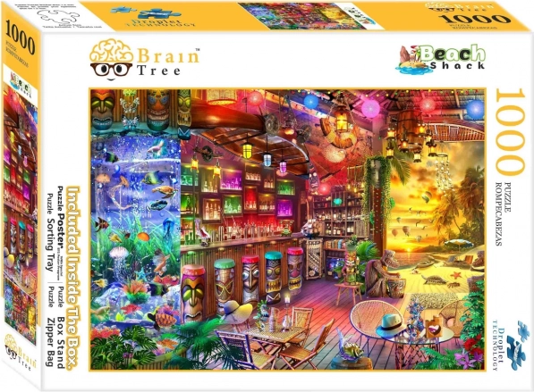 Puzzle Brain Tree bar pe plajă 1000 piese