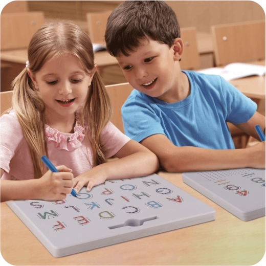 Tablă magnetică față-verso MagPad – Litere și Numere