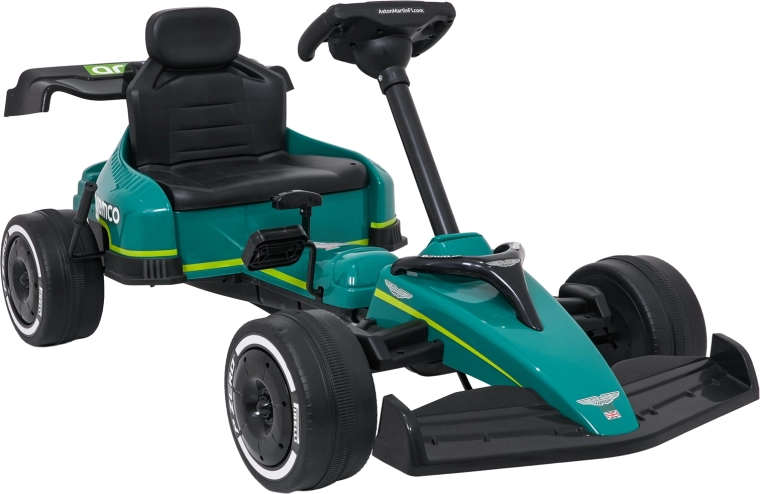 Kart cu pedale ASTON MARTIN verde