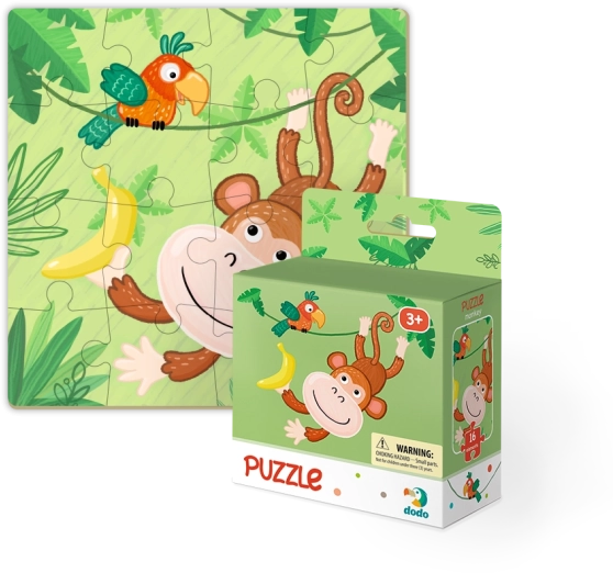 Puzzle DODO Maimuțică 16 piese