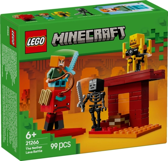 LEGO Minecraft bătălia pe pod în Nether