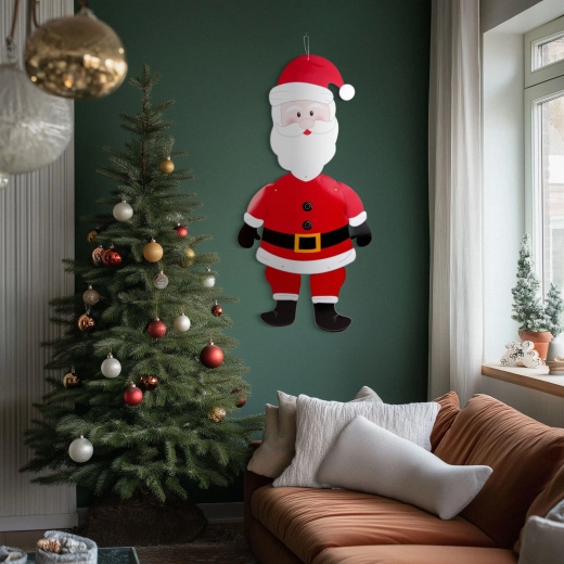 Decorațiune de hârtie de Crăciun Moș Nicolae 90 cm