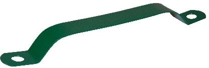 Colier plastifiat pentru stâlp 38 mm, verde