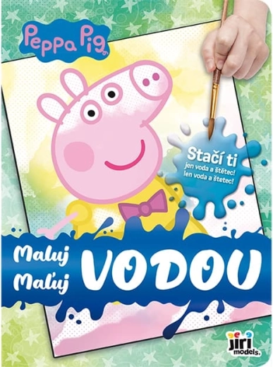 Pictează cu apă Purcelușa Peppa
