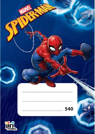 Caiet școlar A5 Spiderman 540 fără linii (40 de foi)