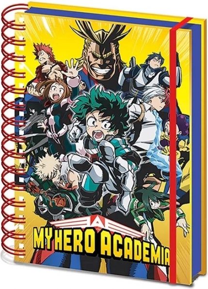 Bloc notes cu inel My Hero Academia