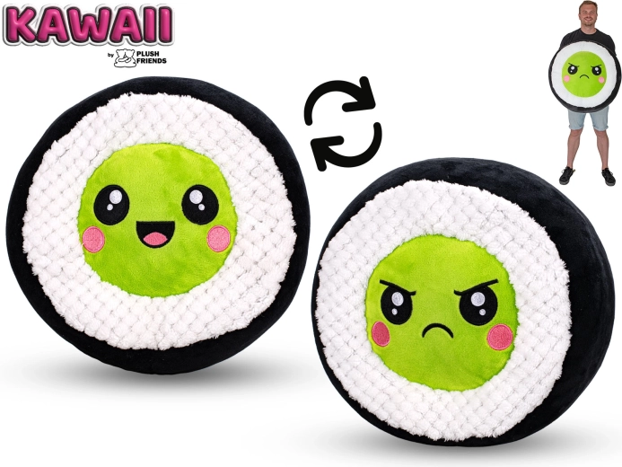Sushi din pluș avocado 60 cm Plush Friends Kawaii - 1 bucată