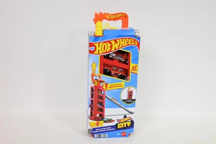 Hot Wheels City stație de pompieri de curse