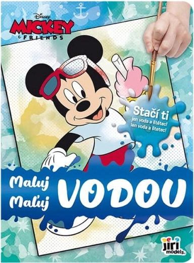 Pictură cu apă Mickey – cărți de colorat magice