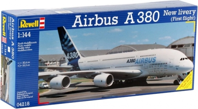 Model din plastic REVELL Airbus A380 1:144 First Flight