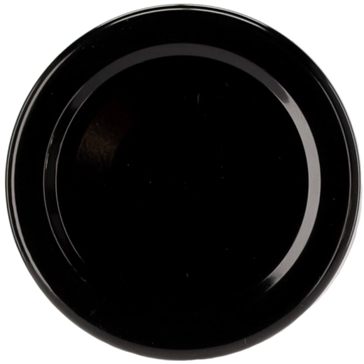 Set de capace negre cu filet 48 mm (10 buc.)