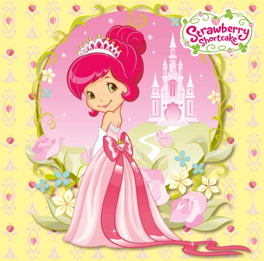 Akim Cărți de colorat pătrate căpșunica (Strawberry Shortcake) - 1 bucată