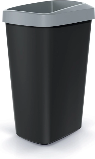 Coș de gunoi Compacta Q Drop 45 l gri deschis