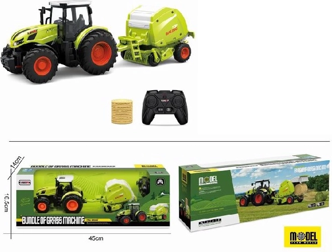 Tractor cu remorcă pe baterii cu încărcare USB