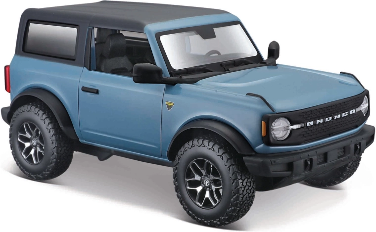 Maisto Ford Bronco Badlands 2021, model 1:24 – albastru