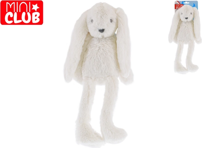 Iepuraș de pluș Mini Club 30 cm – alb