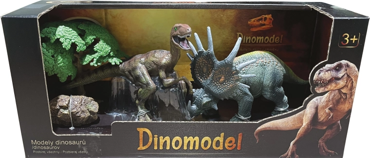 Lumea dinozaurilor – set de figurine cu dinozauri, 4 tipuri