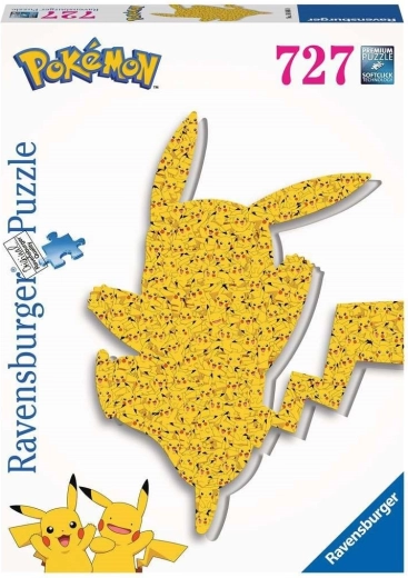 Puzzle siluetă pikachu 727 piese ravensburger