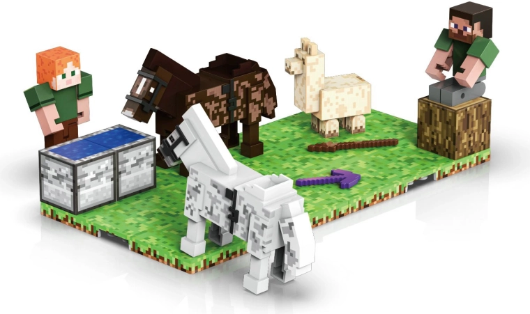 Set de construcție Magnet World crescător de cai