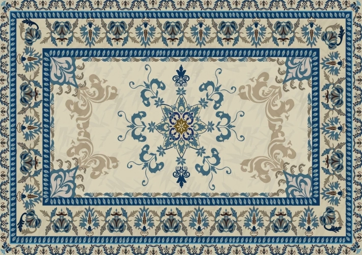 Puzzle Vis de faianță pe covor 1000 de piese