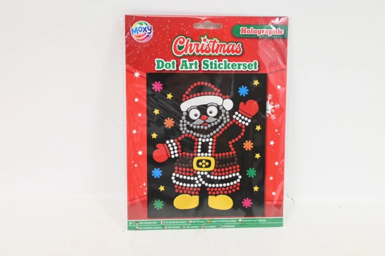 Set creativ de Crăciun pentru punctare cu motiv Moș Crăciun 22 × 18 cm