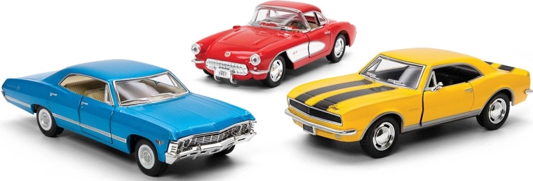 Model metalic de mașină CHEVROLET Classic cu mecanism cu recul