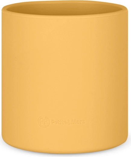 Petite&Mars cană din silicon Take&Match intense ochre 6m+
