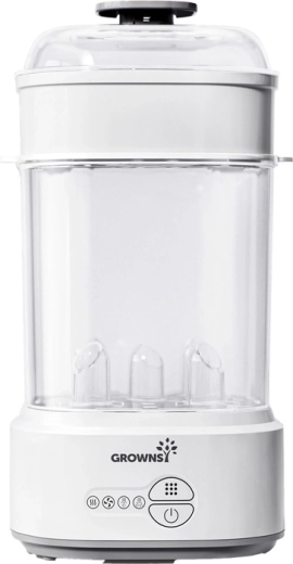 Sterilizator de biberoane cu uscare GROWNSY, gri
