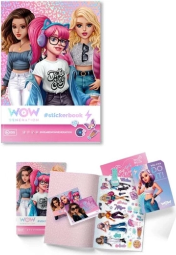 Album cu autocolante holografice WOW Generation