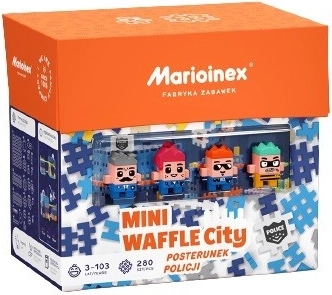 Set de construcție Waffle mini – secție de poliție