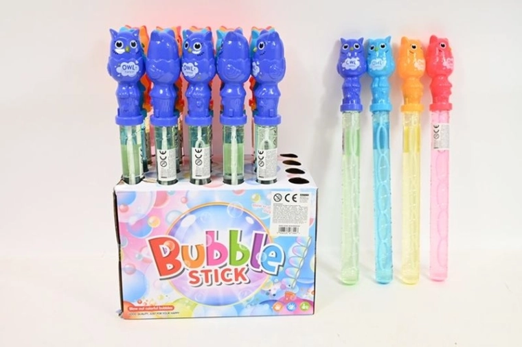 Suflator de baloane pentru copii cu motiv de bufniță 38 cm (24 buc. în display)