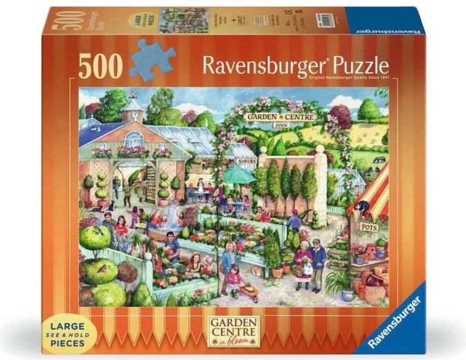 Puzzle Ravensburger centru de grădină înflorit XXL 500 de piese