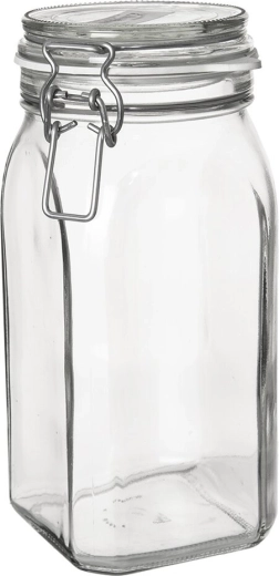 Borcan din sticlă cu închidere cu clemă Gothika 1,45 l
