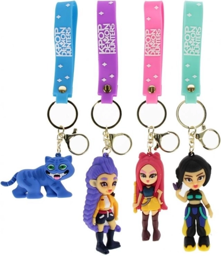 Breloc din cauciuc K-POP Demon Hunters cu curea