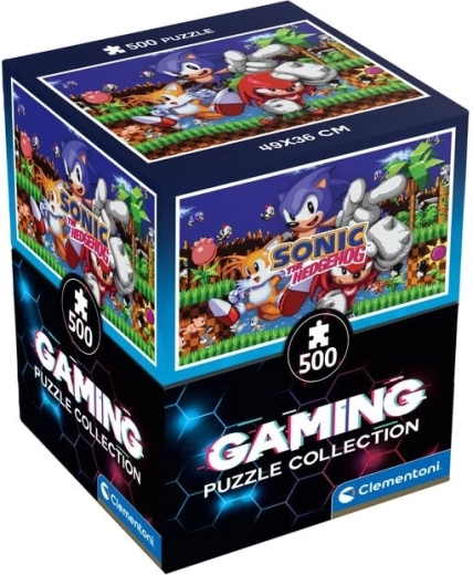 Puzzle CLEMENTONI Gaming Collection Sonic – 500 piese