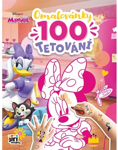 Carte de colorat și 100 de tatuaje Minnie