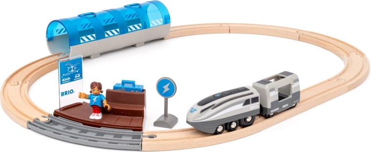 Set de tren cu tren turbo BRIO World