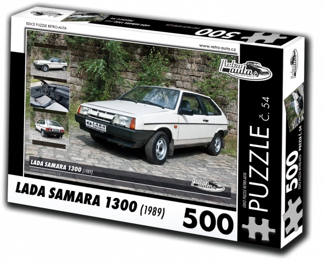 retro-auta puzzle lada samara 1300 (1989) 500 piese