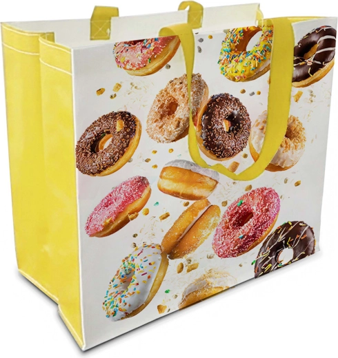 Geantă de cumpărături Donuts 43 × 37 × 21,5 cm
