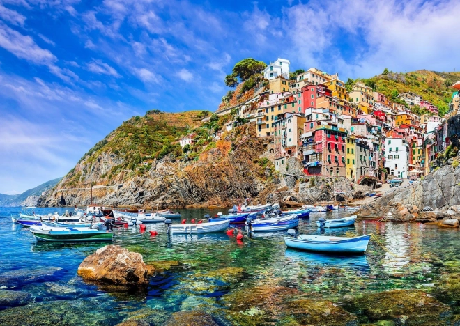 Puzzle Riomaggiore, Cinque Terre, Italia 1000 piese