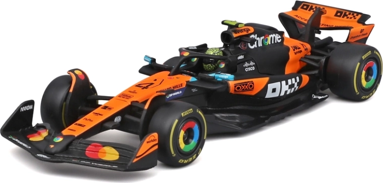 Bburago McLaren F1 MCL39 (2025) Lando Norris 1:43 în cutie decorativă