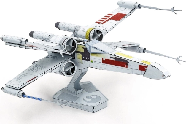Puzzle 3D Metal Earth Star Wars: Luptător X-Wing (ICONX)