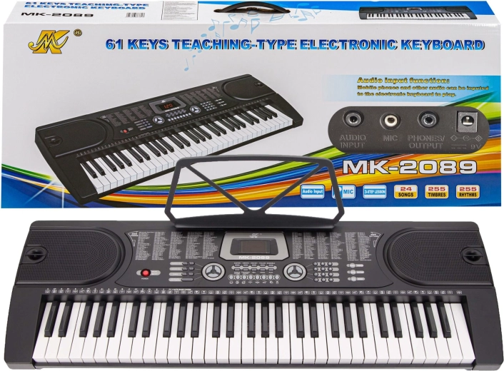 Orga electronică (keyboard) MK-2089 cu 61 de clape și adaptor